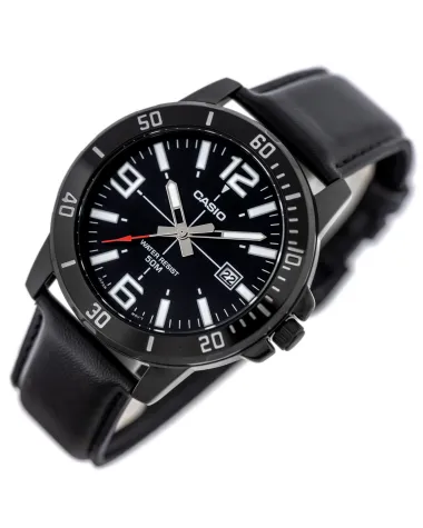 ZEGAREK MĘSKI CASIO MTP-VD01BL-1B (zd169d) + BOX