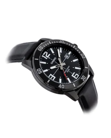 ZEGAREK MĘSKI CASIO MTP-VD01BL-1B (zd169d) + BOX
