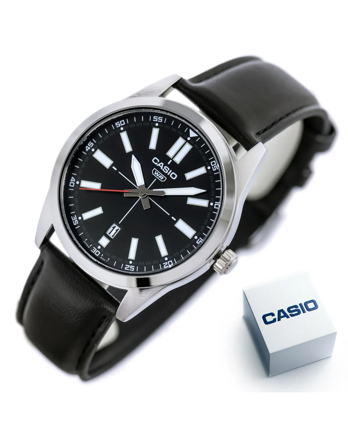 ZEGAREK MĘSKI CASIO MTP-VD02L-1EUDF (zd170a) + BOX
