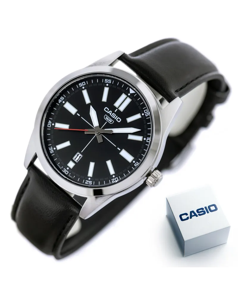 ZEGAREK MĘSKI CASIO MTP-VD02L-1EUDF (zd170a) + BOX
