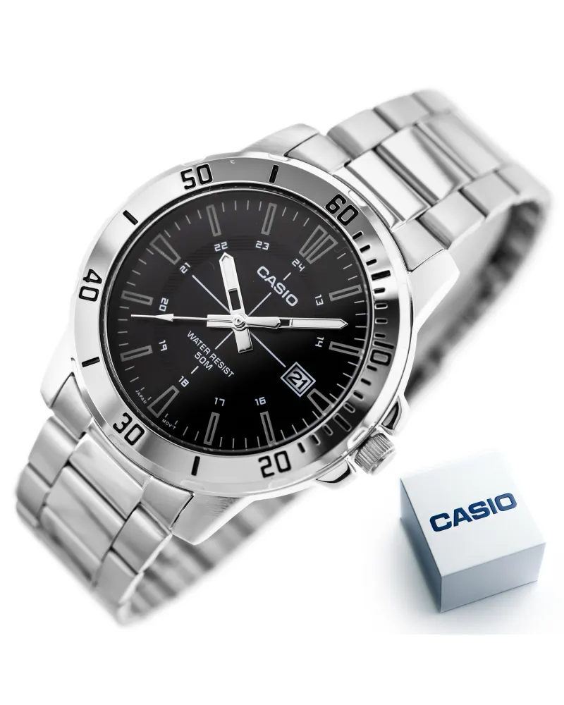 ZEGAREK MĘSKI CASIO MTP-VD01D-1CVUDF (zd185b) + BOX ZEGAREK MĘSKI CASIO MTP-VD01D-1CVUDF (zd185b) + BOX