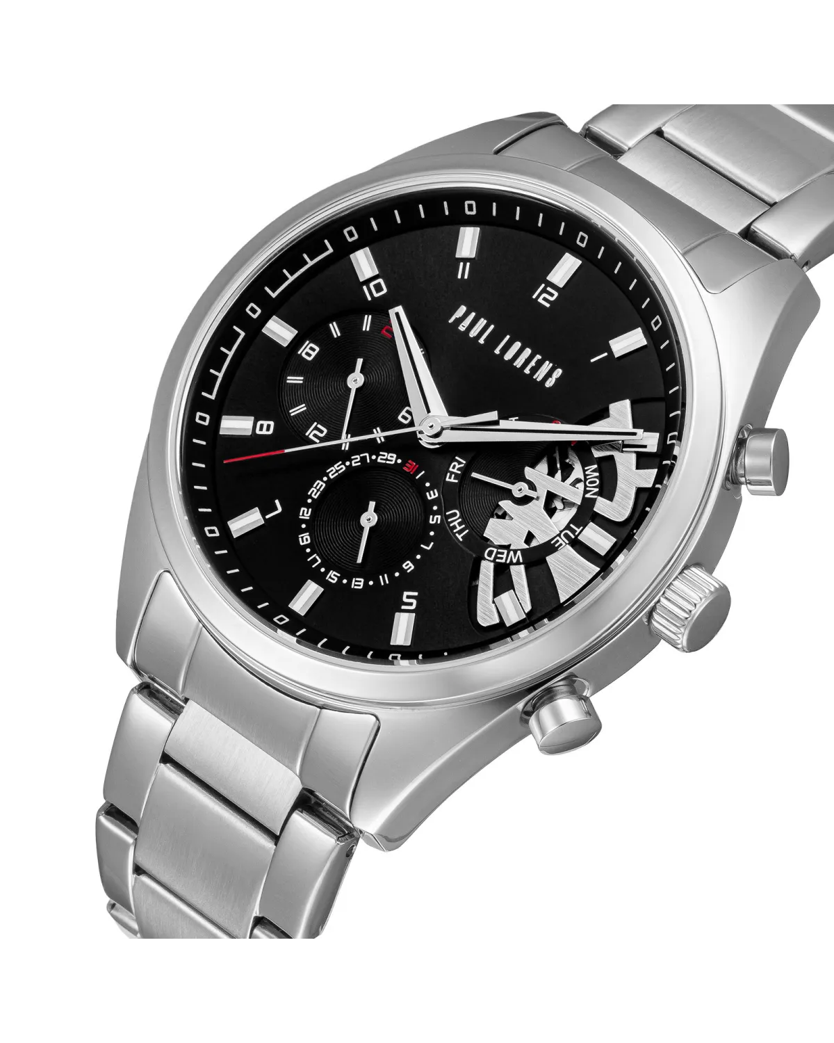 ZEGAREK MĘSKI PAUL LORENS -  PL20003B-1C1 (zg387c) + BOX