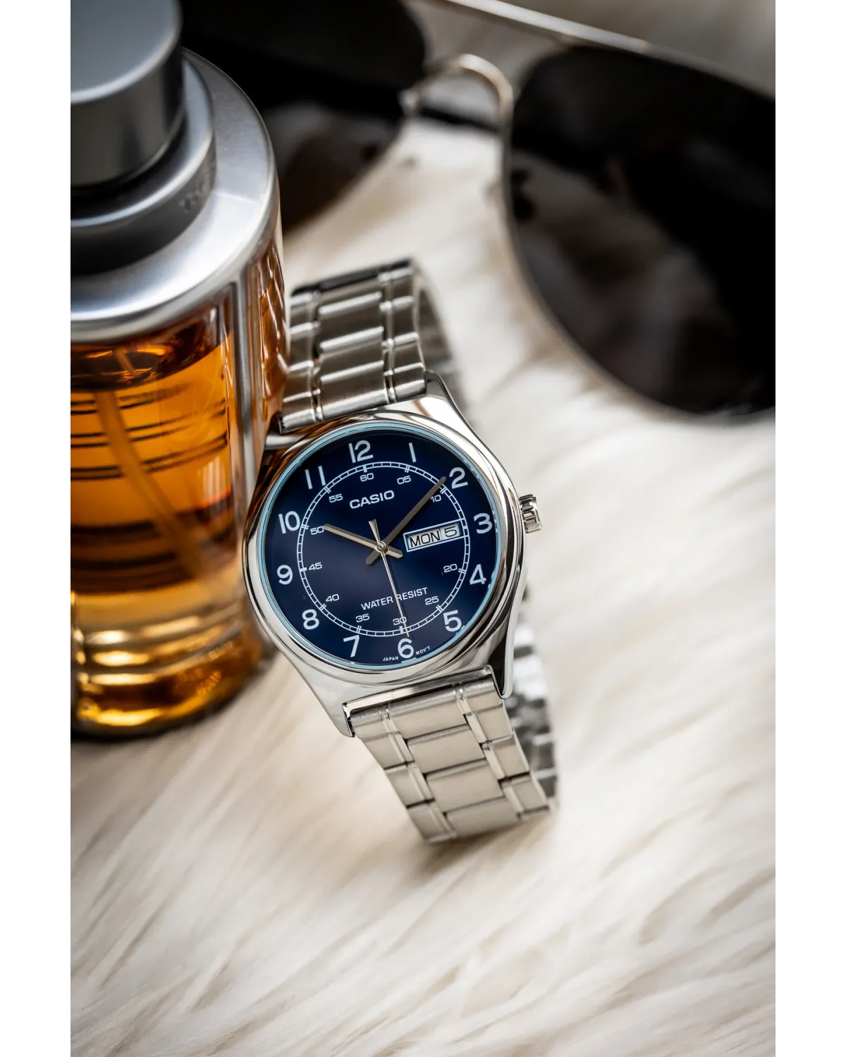 Zegarek Męski Casio MTP-V006D-2B + BOX Zegarek Męski Casio MTP-V006D-2B + BOX