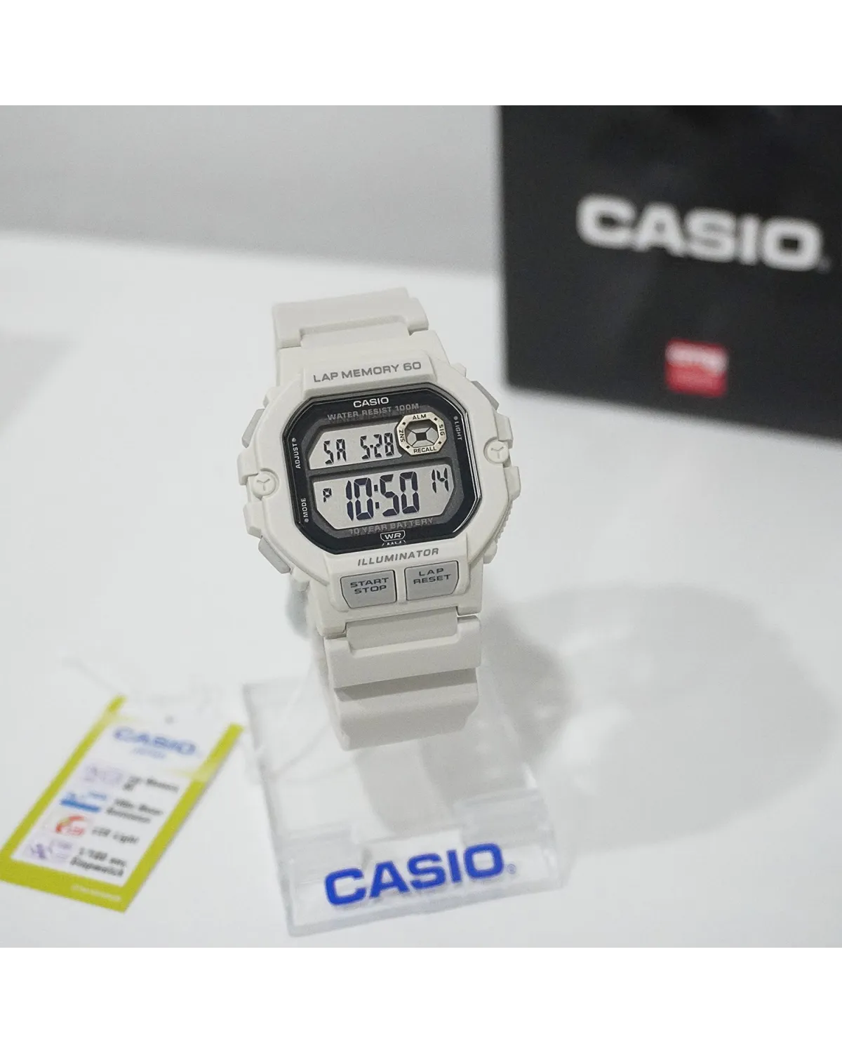 ZEGAREK MĘSKI CASIO Sports WS-1400H-8A + BOX (zd271d)