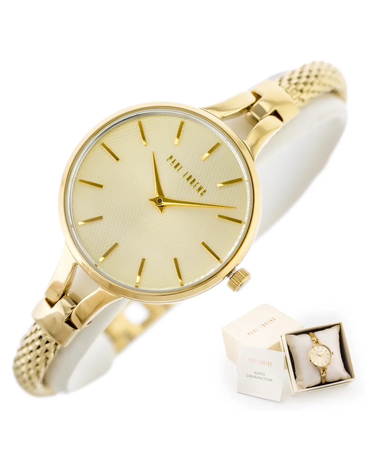 ZEGAREK DAMSKI PAUL LORENS - PL12878B-4D1 (zg552d) + BOX
