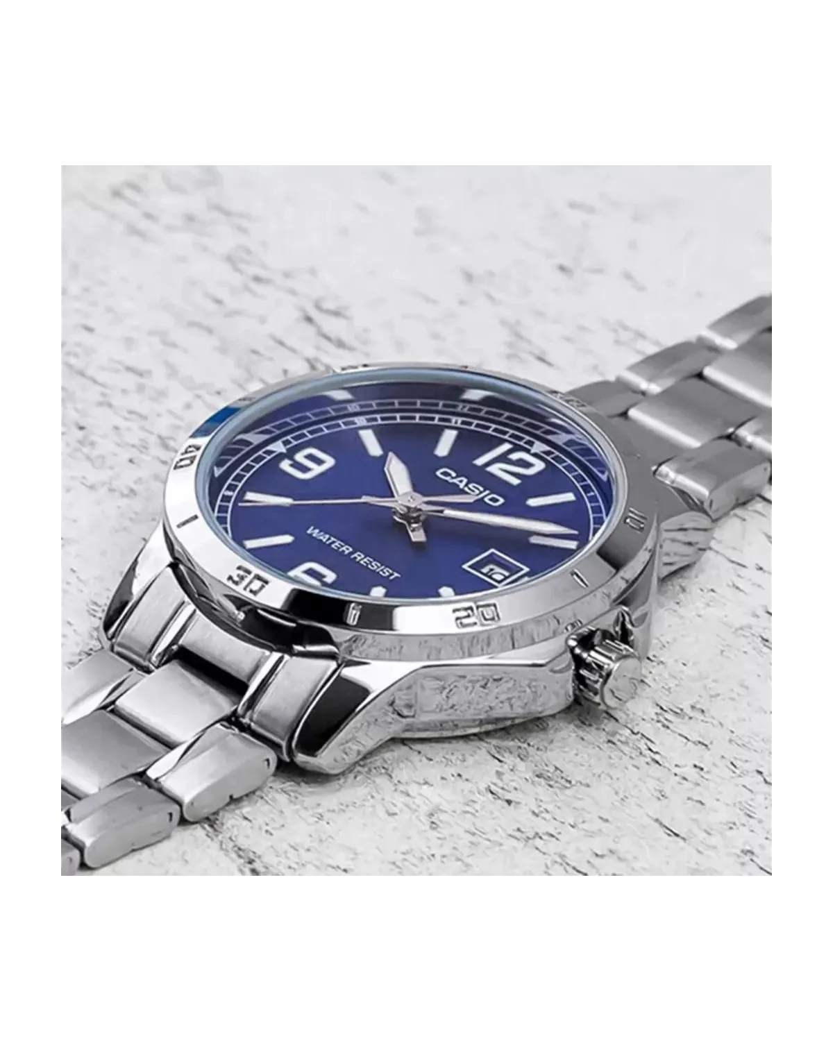 ZEGAREK MĘSKI CASIO MTP-V004D-2B (zd047g) + BOX ZEGAREK MĘSKI CASIO MTP-V004D-2B (zd047g) + BOX
