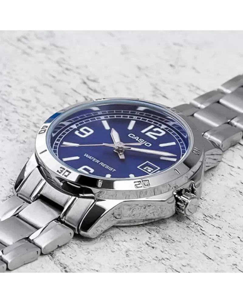 ZEGAREK MĘSKI CASIO MTP-V004D-2B (zd047g) + BOX ZEGAREK MĘSKI CASIO MTP-V004D-2B (zd047g) + BOX