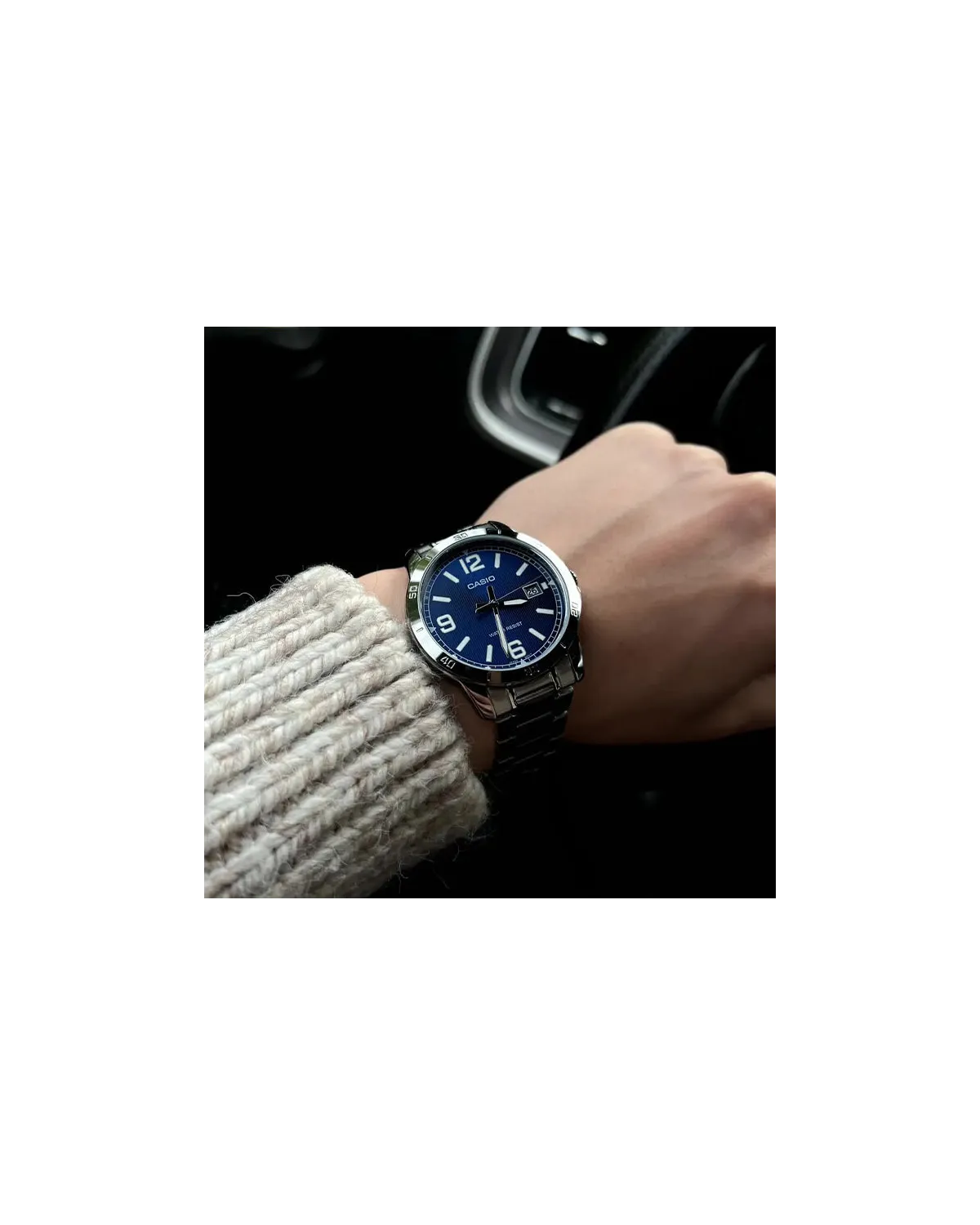 ZEGAREK MĘSKI CASIO MTP-V004D-2B (zd047g) + BOX ZEGAREK MĘSKI CASIO MTP-V004D-2B (zd047g) + BOX