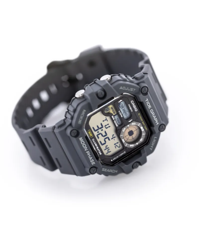 ZEGAREK MĘSKI CASIO Digital Moonphase WS-1700H-8AV + BOX