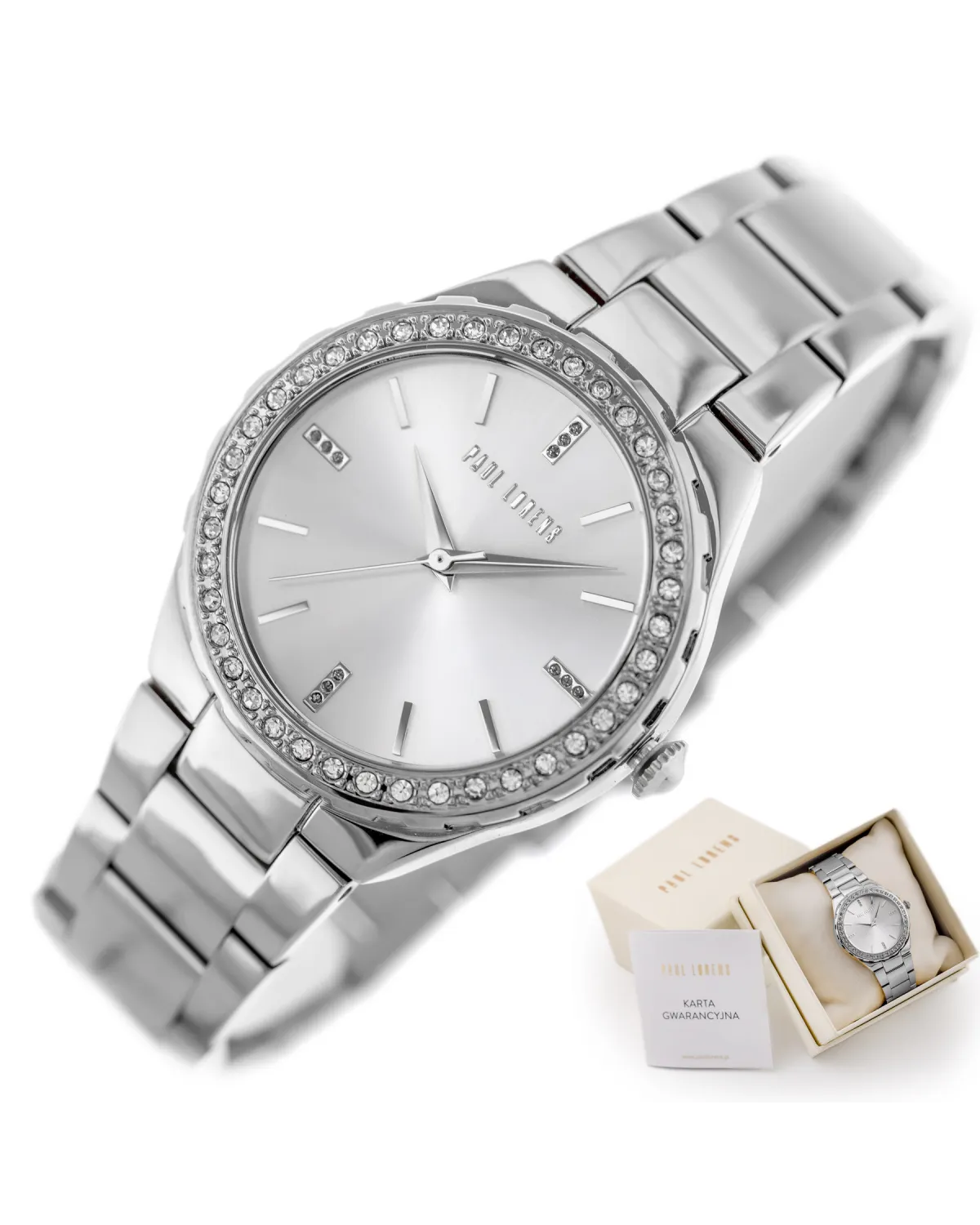 ZEGAREK DAMSKI PAUL LORENS -  PL9656B3-3C1 (zg535a) + BOX