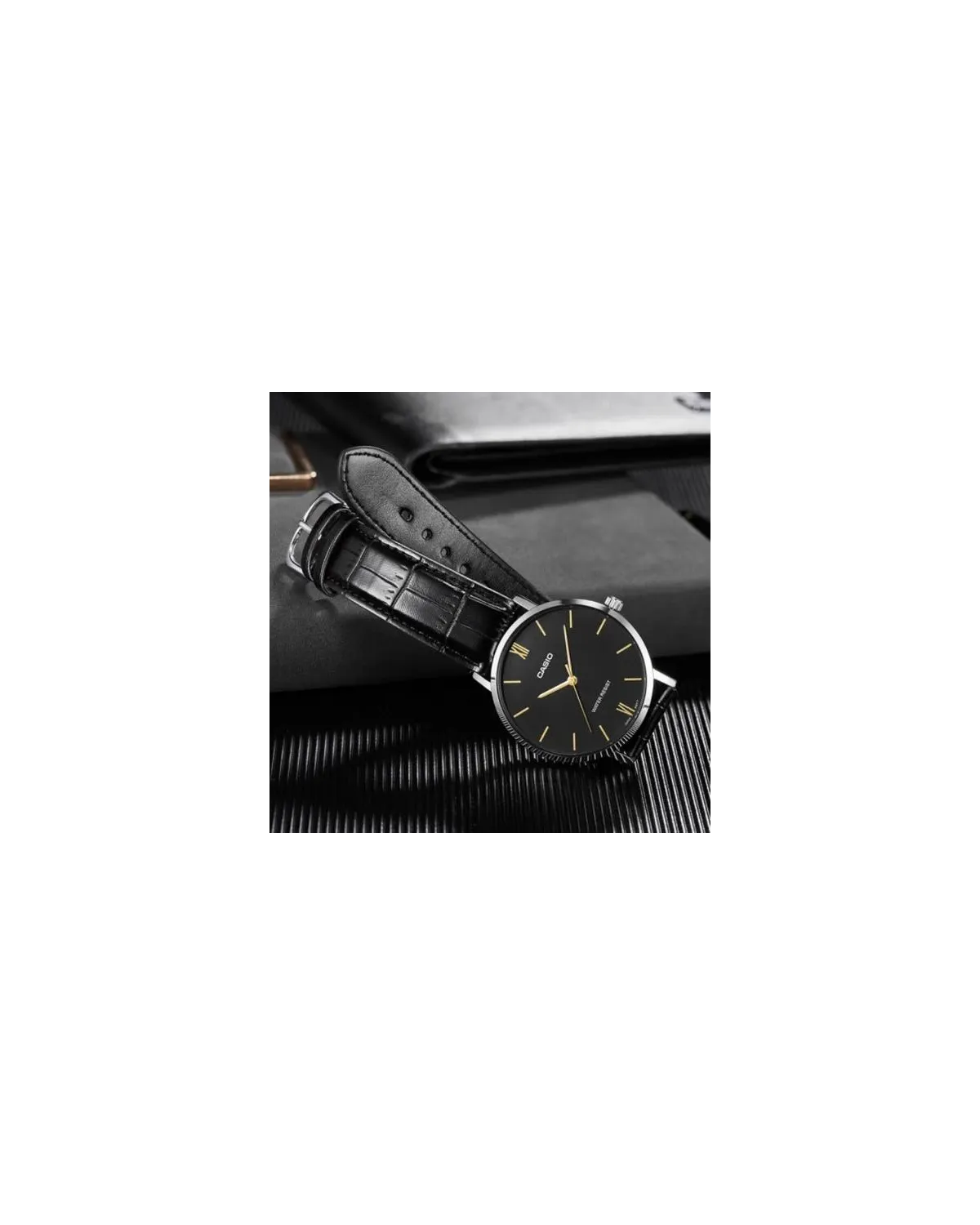 ZEGAREK MĘSKI CASIO MTP-VT01L-1B + BOX (zd165g)
