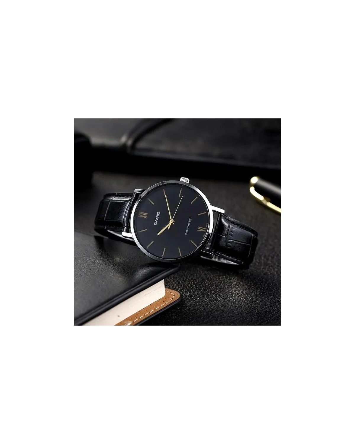 ZEGAREK MĘSKI CASIO MTP-VT01L-1B + BOX (zd165g)