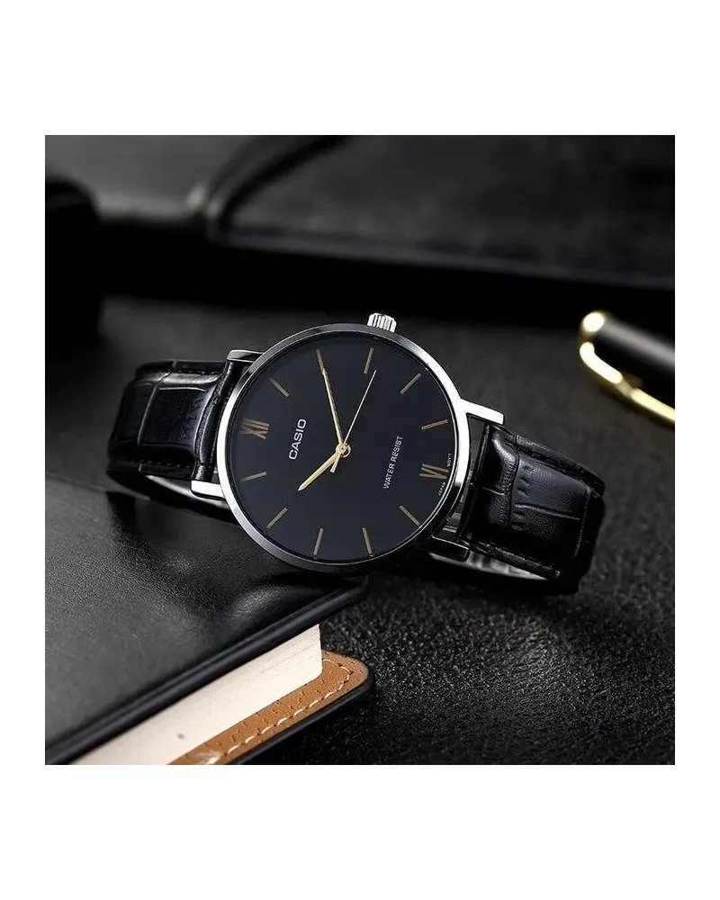 ZEGAREK MĘSKI CASIO MTP-VT01L-1B + BOX (zd165g)