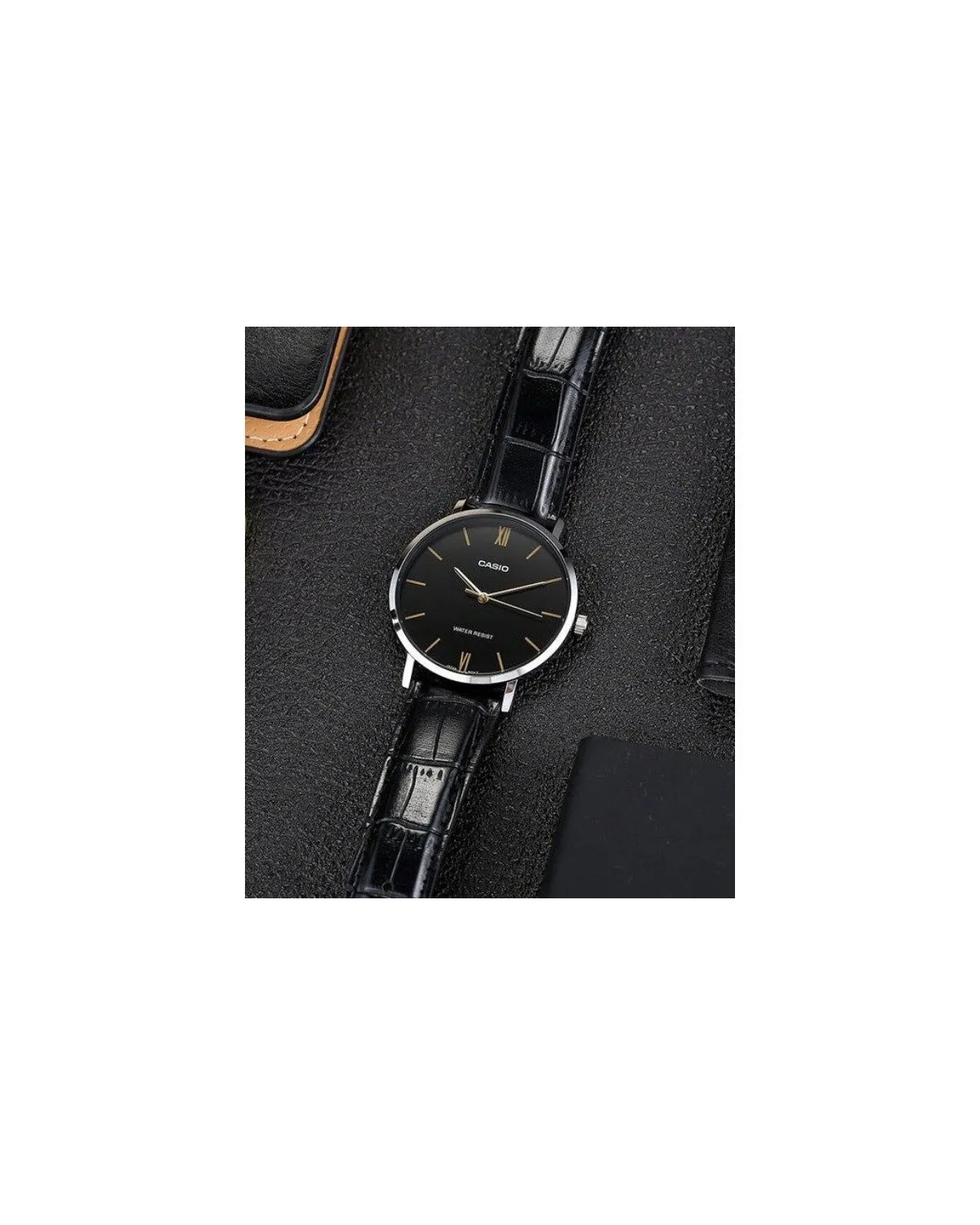 ZEGAREK MĘSKI CASIO MTP-VT01L-1B + BOX (zd165g)