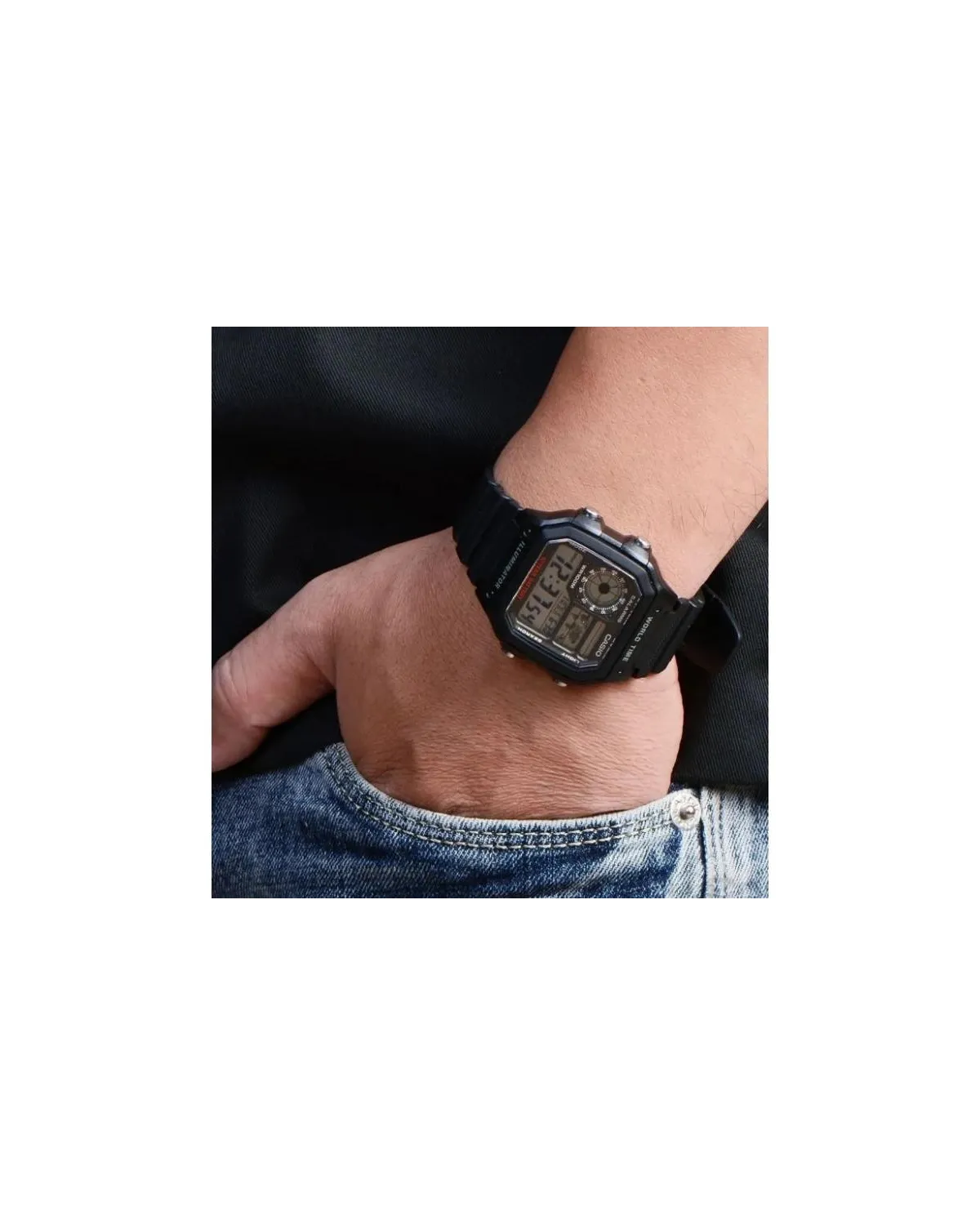 ZEGAREK MĘSKI CASIO AE-1200WH-1AVCF (zd146a) + BOX
