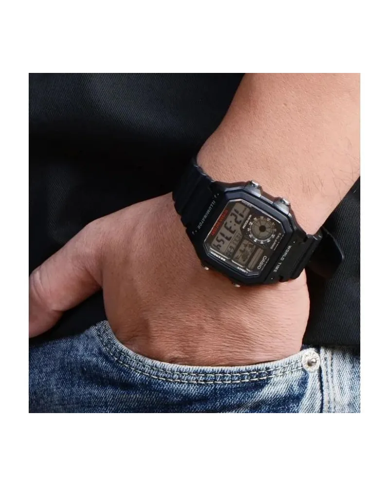 ZEGAREK MĘSKI CASIO AE-1200WH-1AVCF (zd146a) + BOX