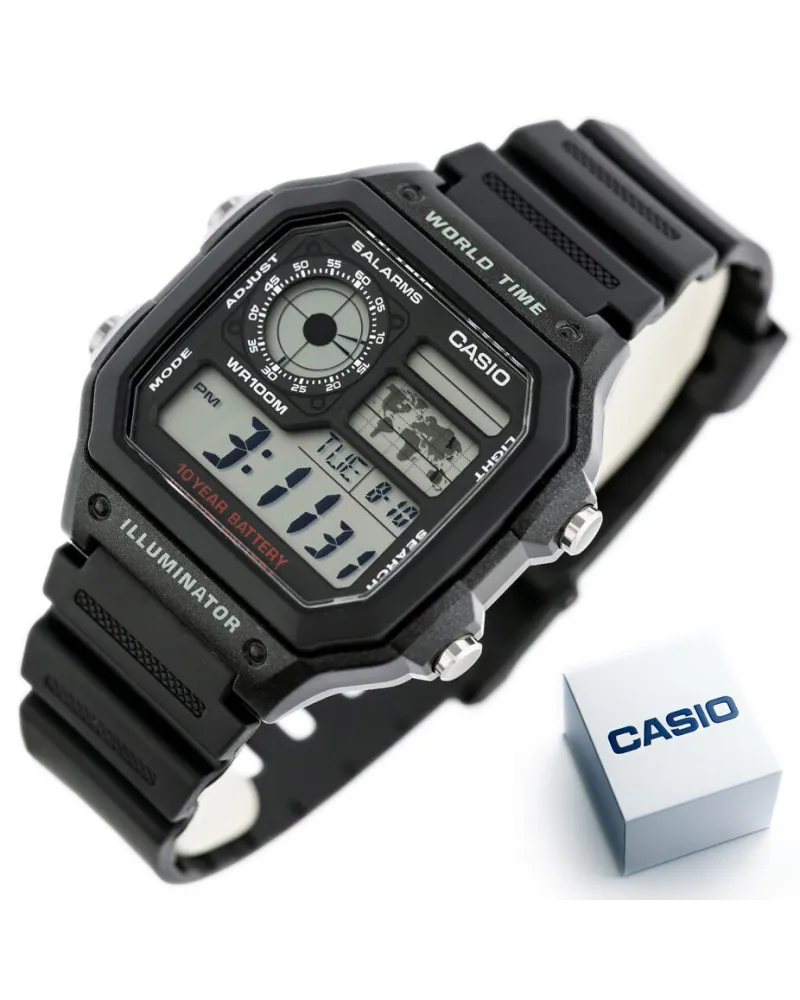 ZEGAREK MĘSKI CASIO AE-1200WH-1AVCF (zd146a) + BOX