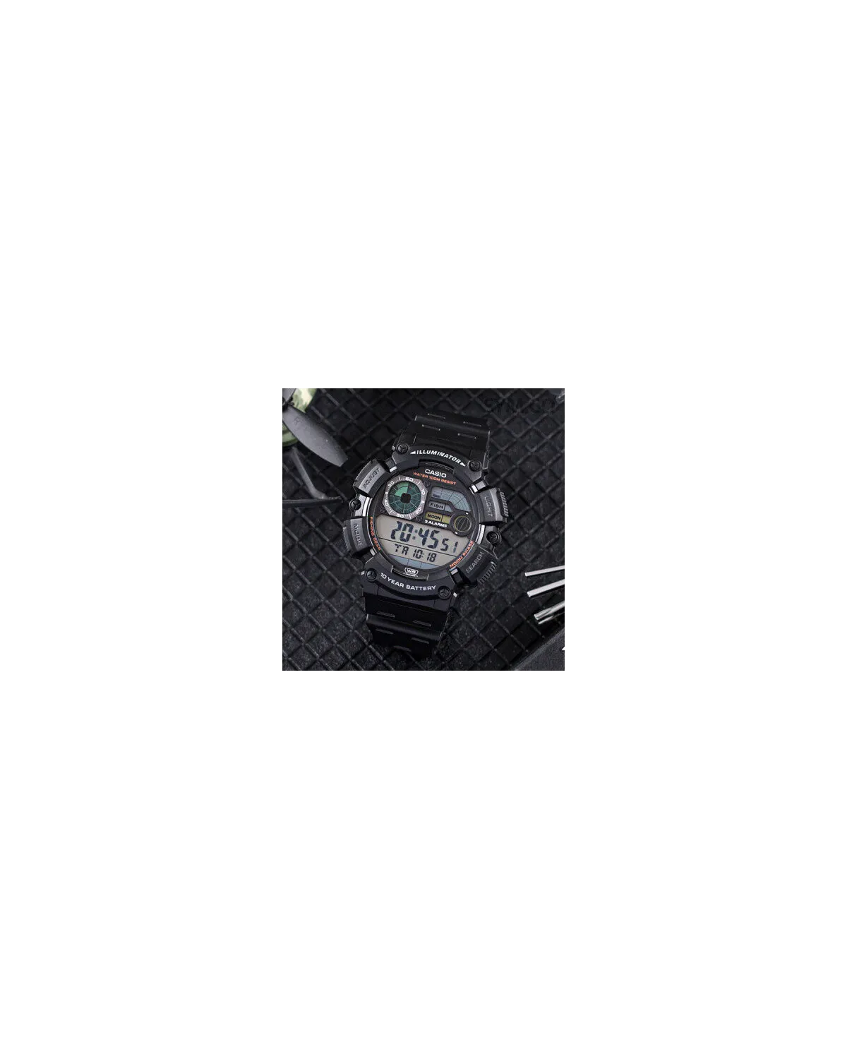 ZEGAREK MĘSKI CASIO Digital Moonphase WS-1500H-1A + BOX ZEGAREK MĘSKI CASIO Digital Moonphase WS-1500H-1A + BOX