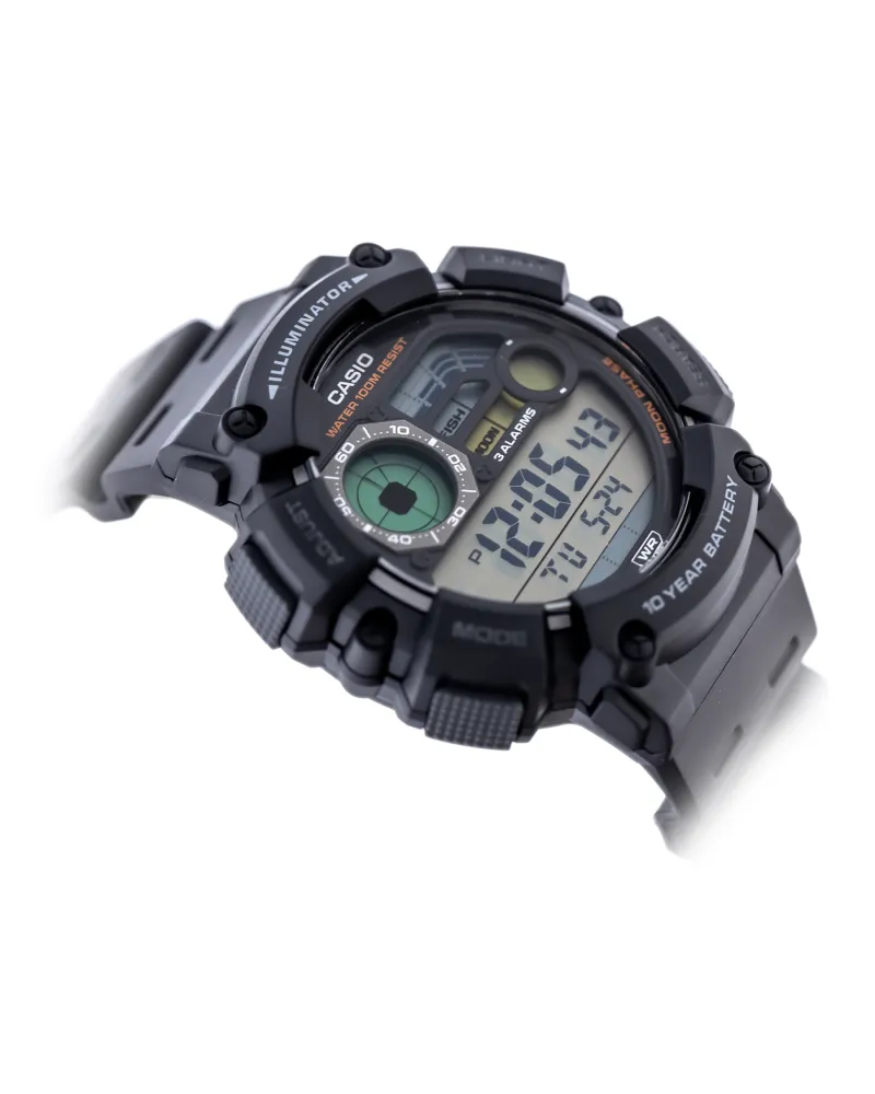 ZEGAREK MĘSKI CASIO Digital Moonphase WS-1500H-1A + BOX ZEGAREK MĘSKI CASIO Digital Moonphase WS-1500H-1A + BOX