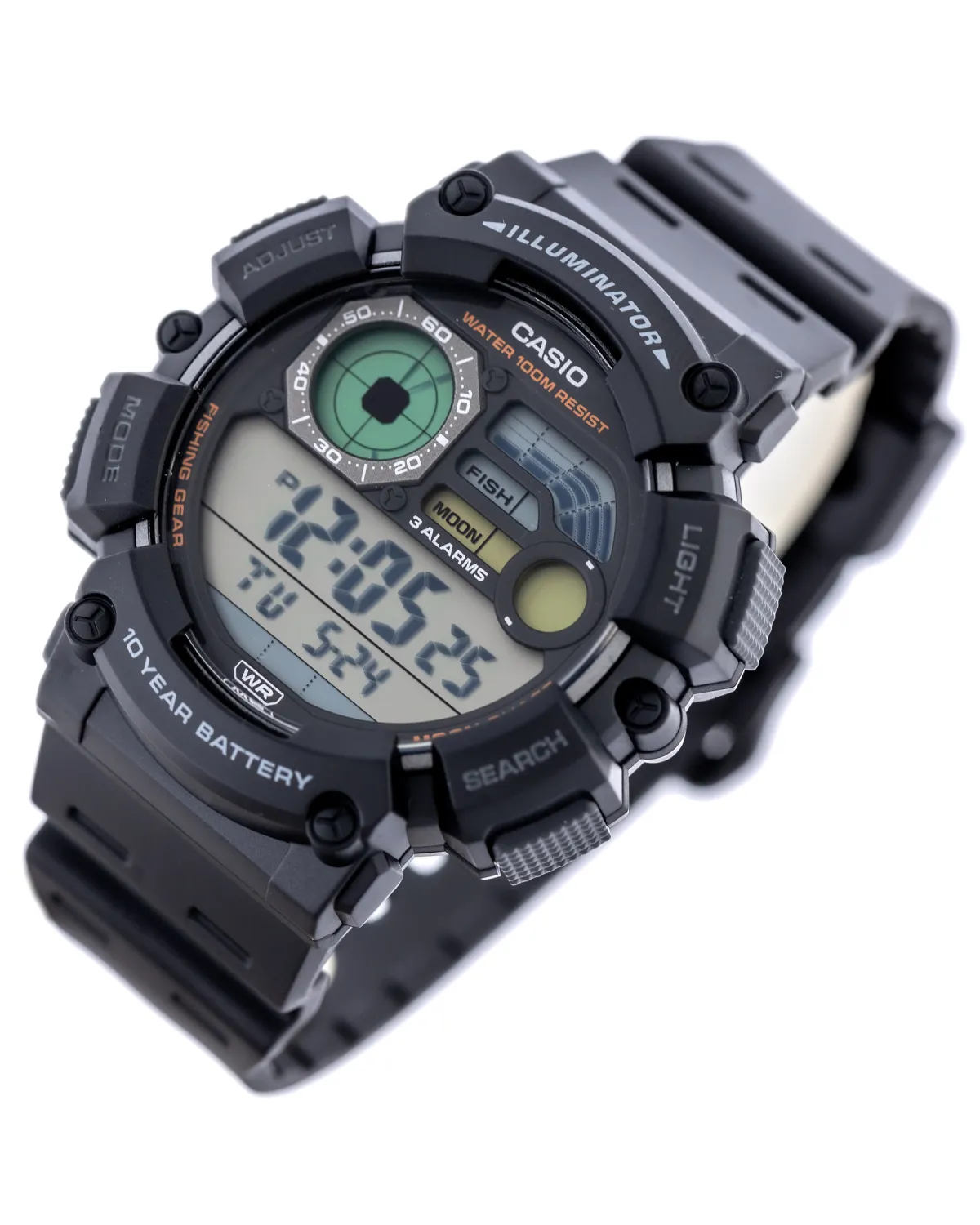 ZEGAREK MĘSKI CASIO Digital Moonphase WS-1500H-1A + BOX ZEGAREK MĘSKI CASIO Digital Moonphase WS-1500H-1A + BOX