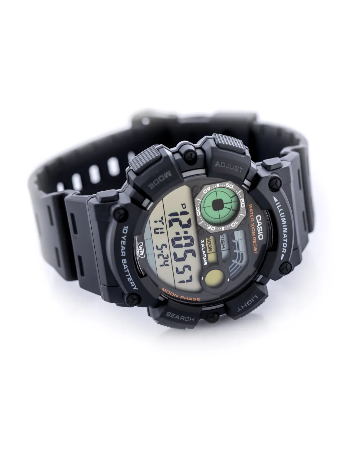 ZEGAREK MĘSKI CASIO Digital Moonphase WS-1500H-1A + BOX ZEGAREK MĘSKI CASIO Digital Moonphase WS-1500H-1A + BOX
