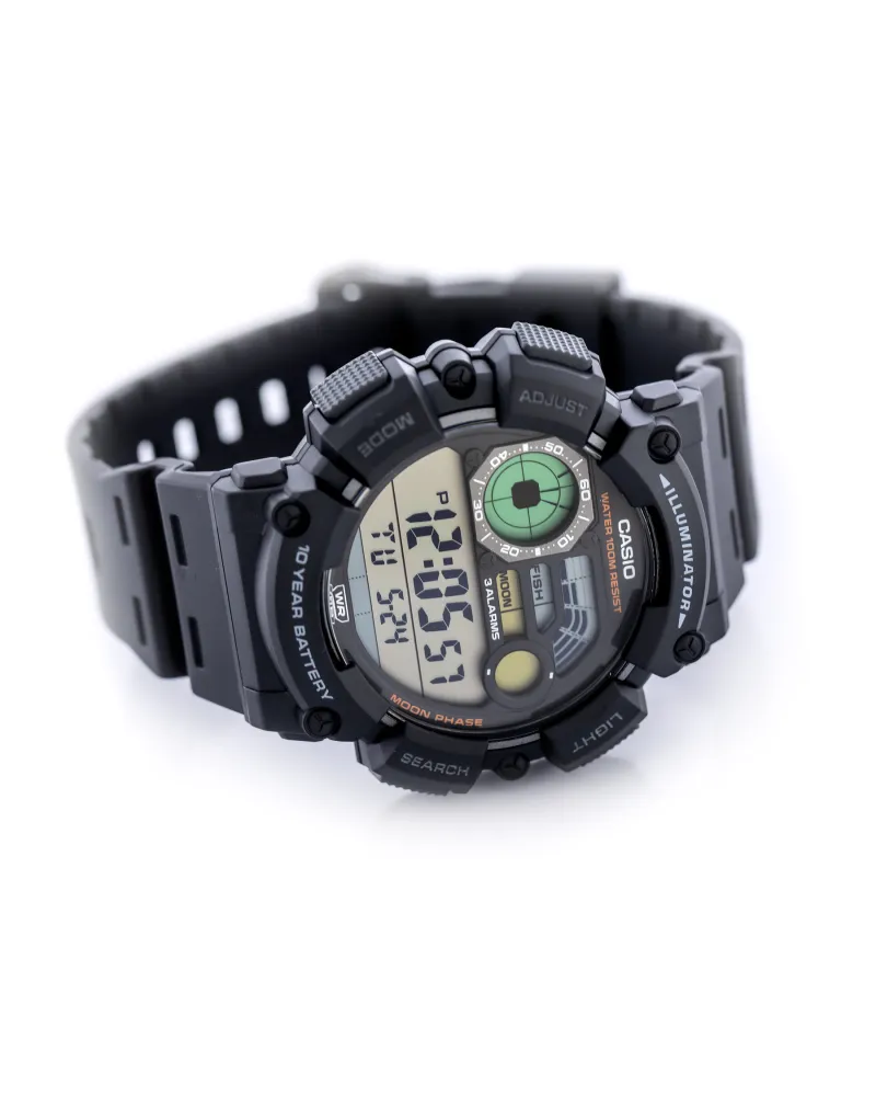 ZEGAREK MĘSKI CASIO Digital Moonphase WS-1500H-1A + BOX ZEGAREK MĘSKI CASIO Digital Moonphase WS-1500H-1A + BOX