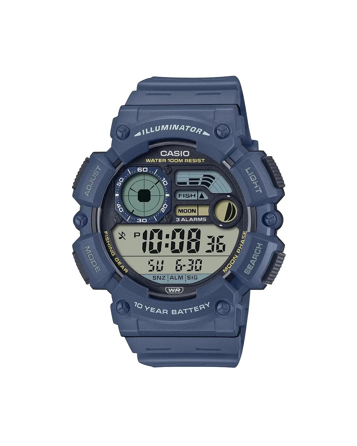 ZEGAREK MĘSKI CASIO Digital Moonphase WS-1500H-2AVEF + BOX ZEGAREK MĘSKI CASIO Digital Moonphase WS-1500H-2AVEF + BOX
