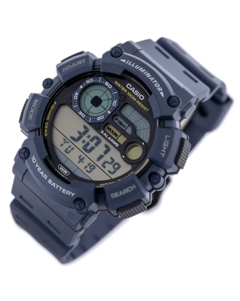 ZEGAREK MĘSKI CASIO Digital Moonphase WS-1500H-2AVEF + BOX ZEGAREK MĘSKI CASIO Digital Moonphase WS-1500H-2AVEF + BOX