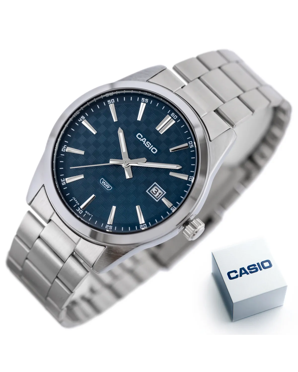 ZEGAREK MĘSKI CASIO MTP-VD03D-2A2 + BOX ZEGAREK MĘSKI CASIO MTP-VD03D-2A2 + BOX