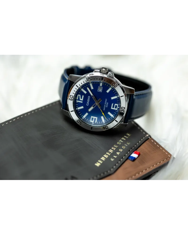 ZEGAREK MĘSKI CASIO MTP-VD01L-2BV (zd169a) + BOX ZEGAREK MĘSKI CASIO MTP-VD01L-2BV (zd169a) + BOX