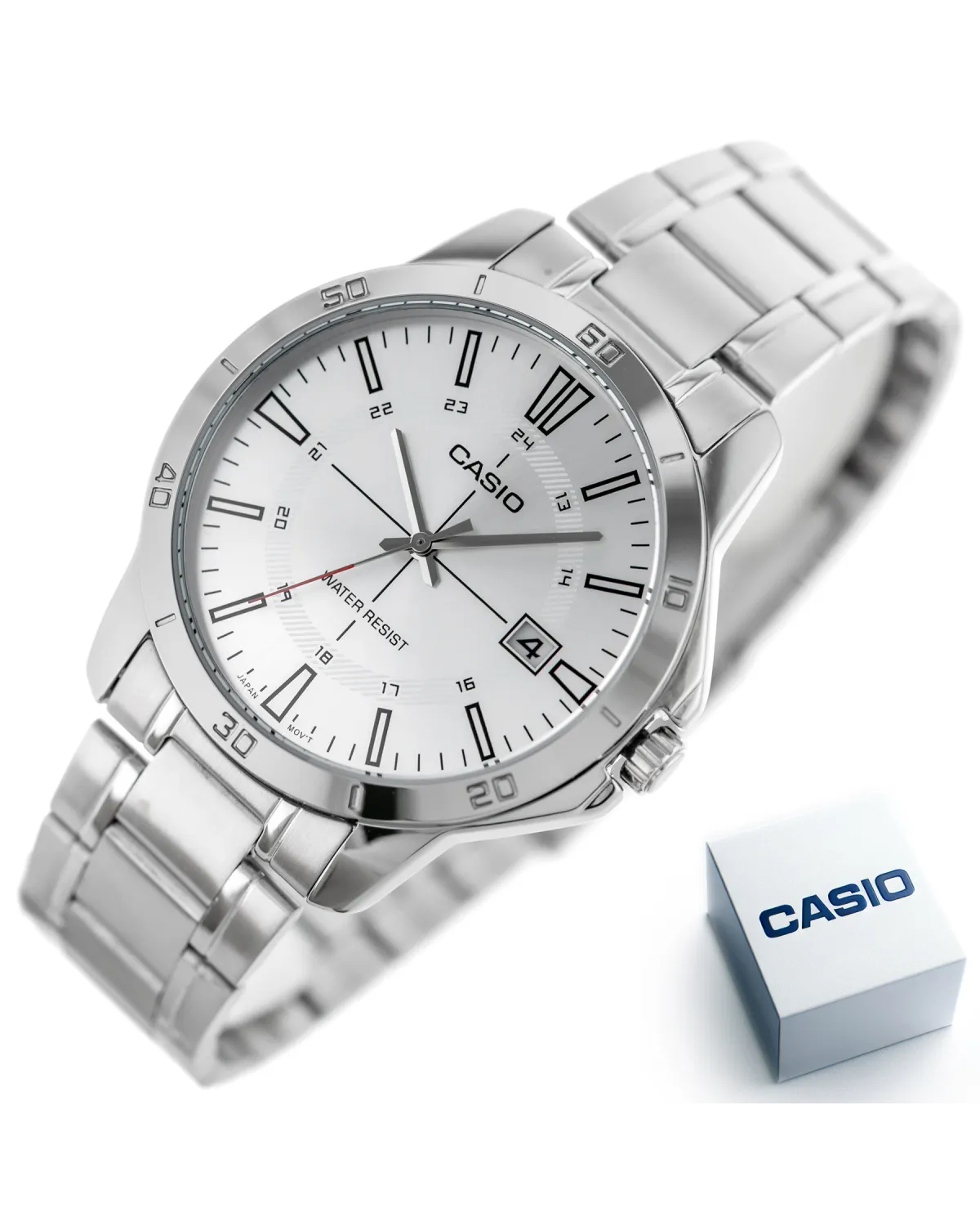 Zegarek Męski Casio MTP-V004D-7CUDF (zd251a) + BOX Zegarek Męski Casio MTP-V004D-7CUDF (zd251a) + BOX