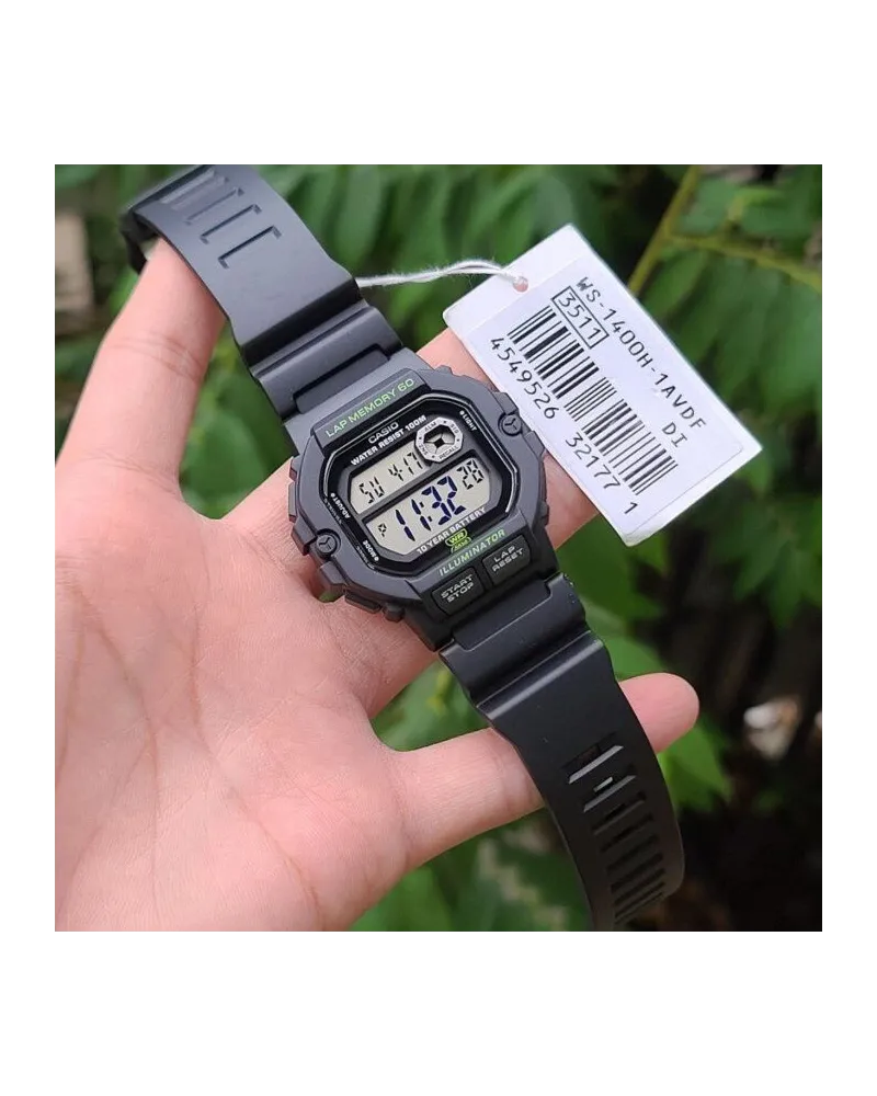 ZEGAREK MĘSKI CASIO Sports WS-1400H-1A + BOX
