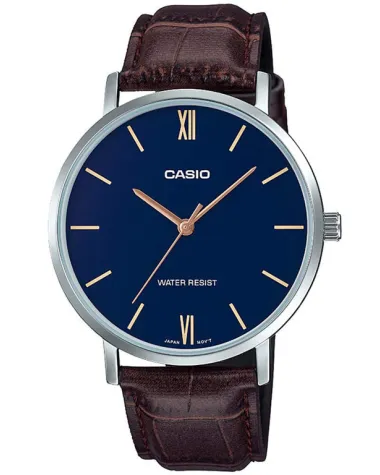 ZEGAREK MĘSKI CASIO MTP-VT01L-2B + BOX