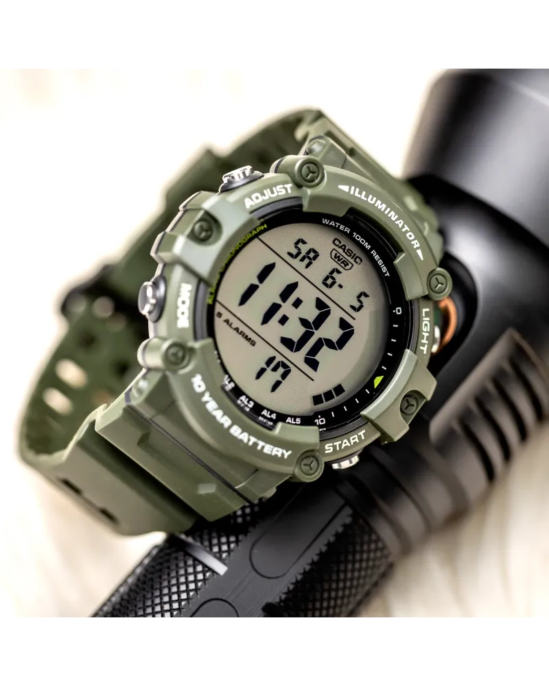ZEGAREK MĘSKI CASIO SPORT ILLUMINATOR AE-1500WHX-3A + BOX ZEGAREK MĘSKI CASIO SPORT ILLUMINATOR AE-1500WHX-3A + BOX