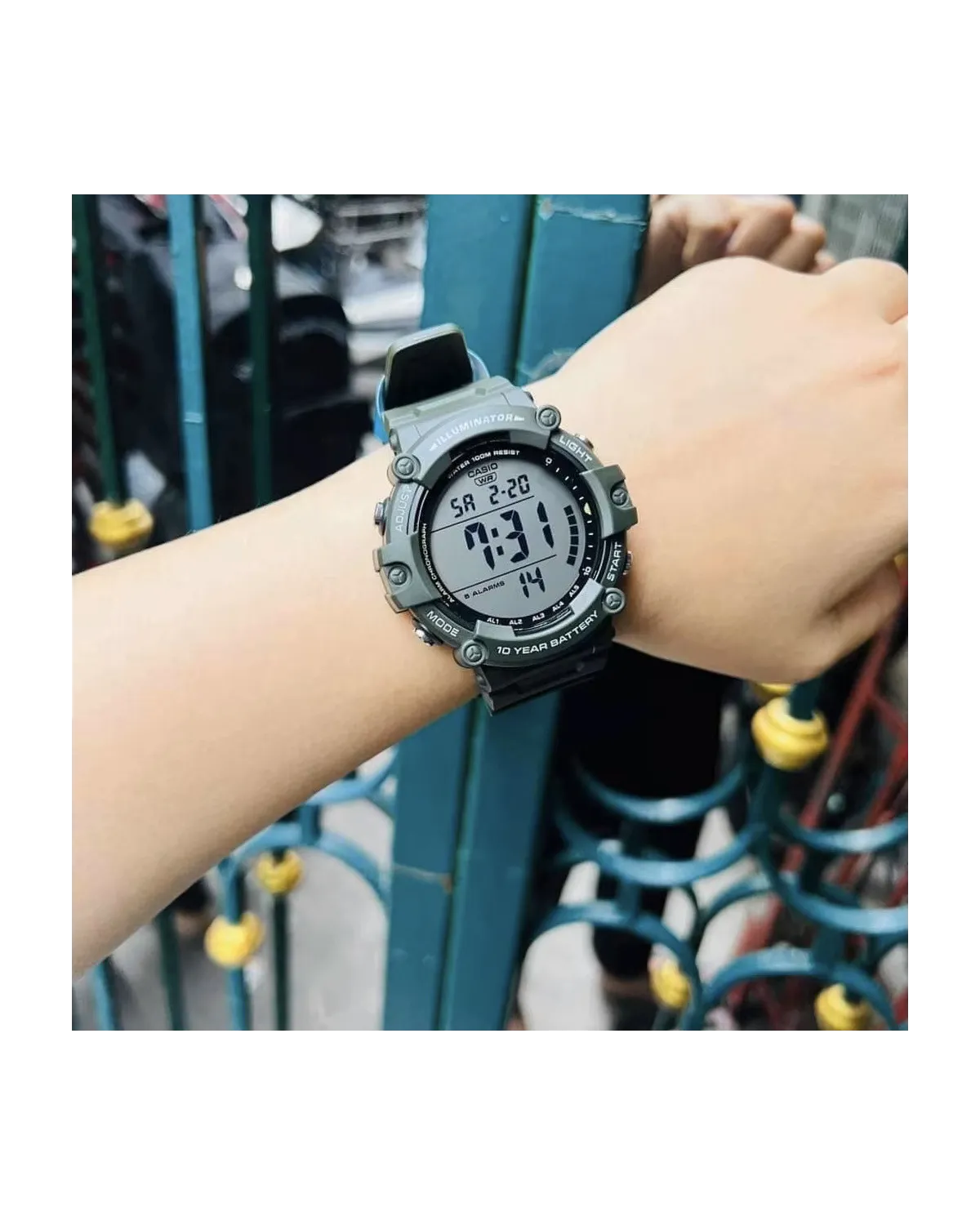 ZEGAREK MĘSKI CASIO SPORT ILLUMINATOR AE-1500WHX-3A + BOX ZEGAREK MĘSKI CASIO SPORT ILLUMINATOR AE-1500WHX-3A + BOX