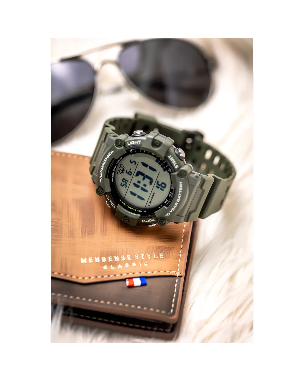 ZEGAREK MĘSKI CASIO SPORT ILLUMINATOR AE-1500WHX-3A + BOX ZEGAREK MĘSKI CASIO SPORT ILLUMINATOR AE-1500WHX-3A + BOX