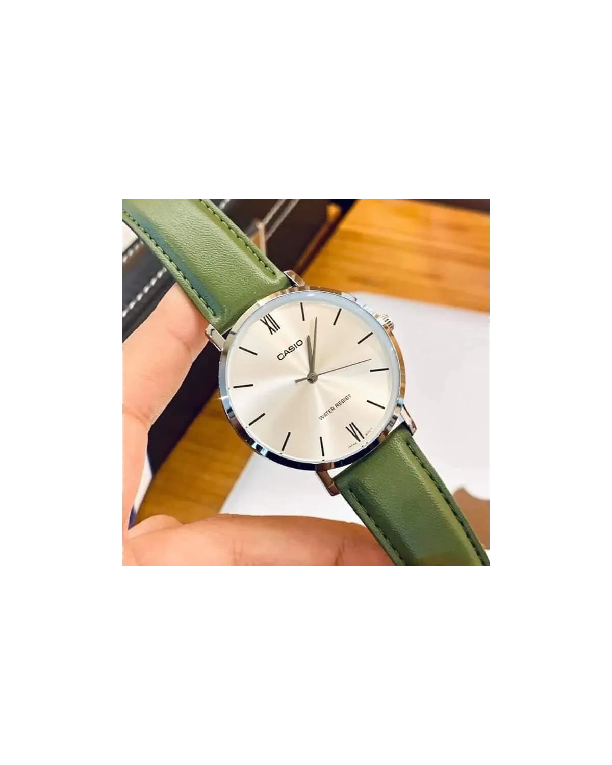 ZEGAREK MĘSKI CASIO MTP-VT01L-3B + BOX ZEGAREK MĘSKI CASIO MTP-VT01L-3B + BOX