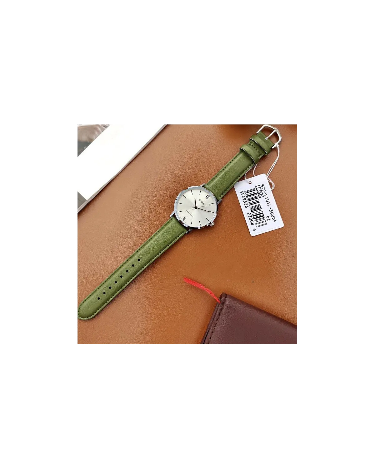 ZEGAREK MĘSKI CASIO MTP-VT01L-3B + BOX ZEGAREK MĘSKI CASIO MTP-VT01L-3B + BOX