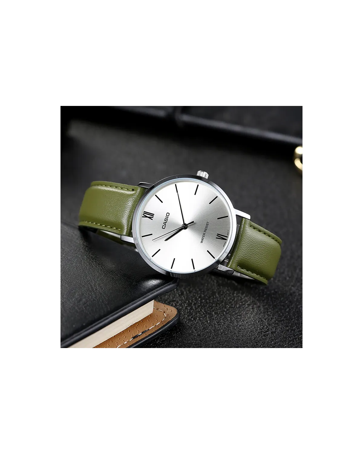 ZEGAREK MĘSKI CASIO MTP-VT01L-3B + BOX ZEGAREK MĘSKI CASIO MTP-VT01L-3B + BOX