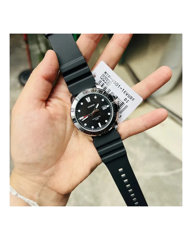 ZEGAREK MĘSKI CASIO MTP-VD01-1E (zd169g) + BOX