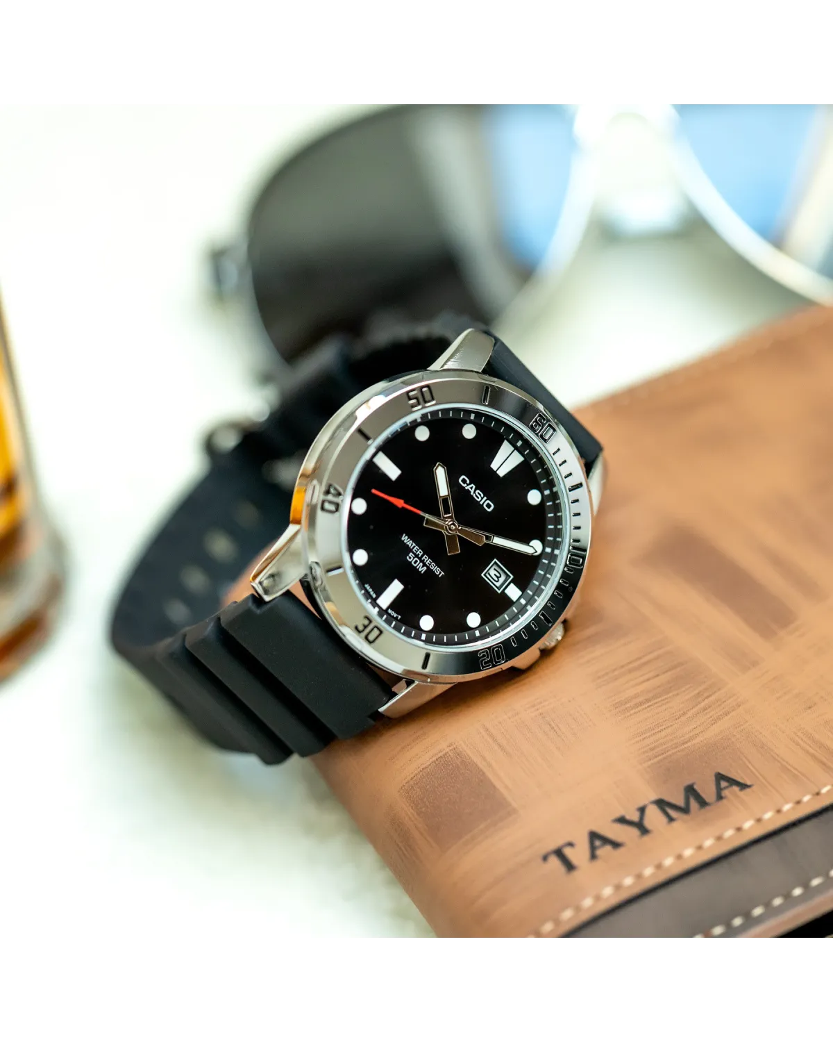ZEGAREK MĘSKI CASIO MTP-VD01-1E (zd169g) + BOX