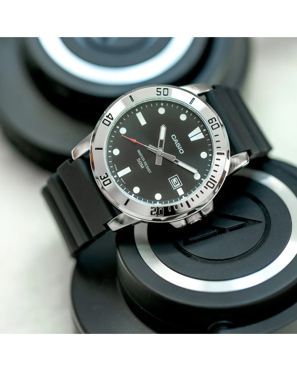 ZEGAREK MĘSKI CASIO MTP-VD01-1E (zd169g) + BOX