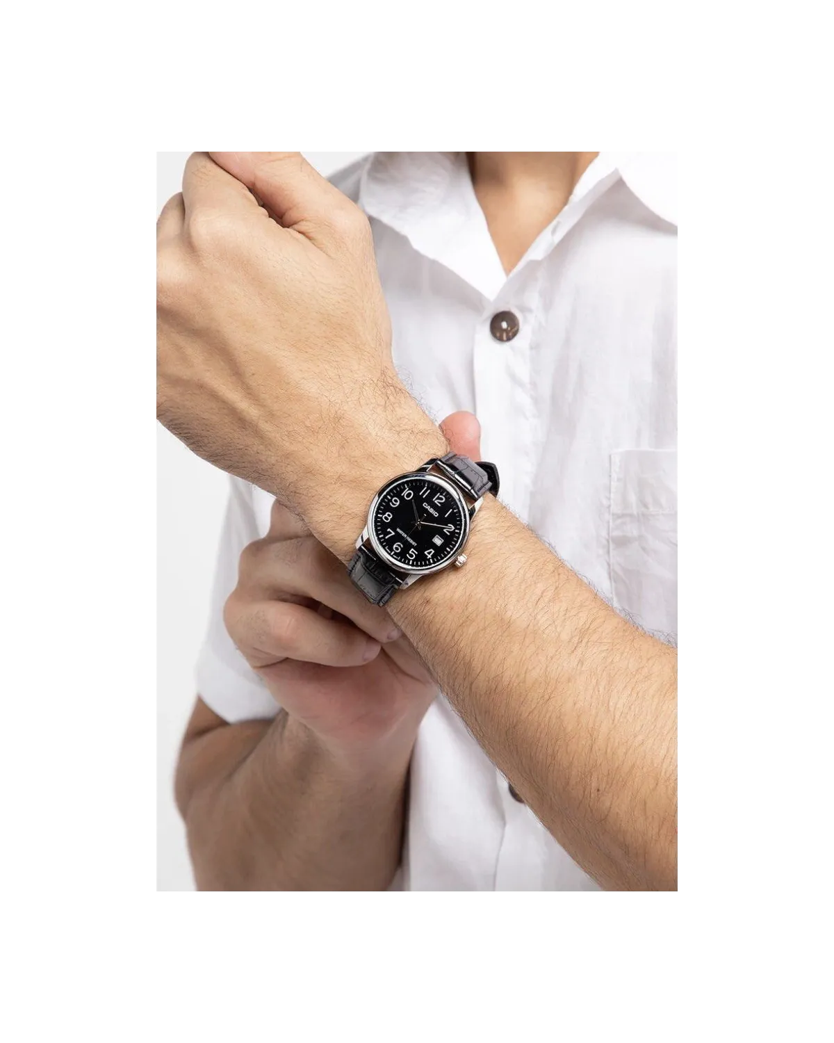 ZEGAREK MĘSKI CASIO MTP-V002L-1BUDF (zd106c) + BOX ZEGAREK MĘSKI CASIO MTP-V002L-1BUDF (zd106c) + BOX