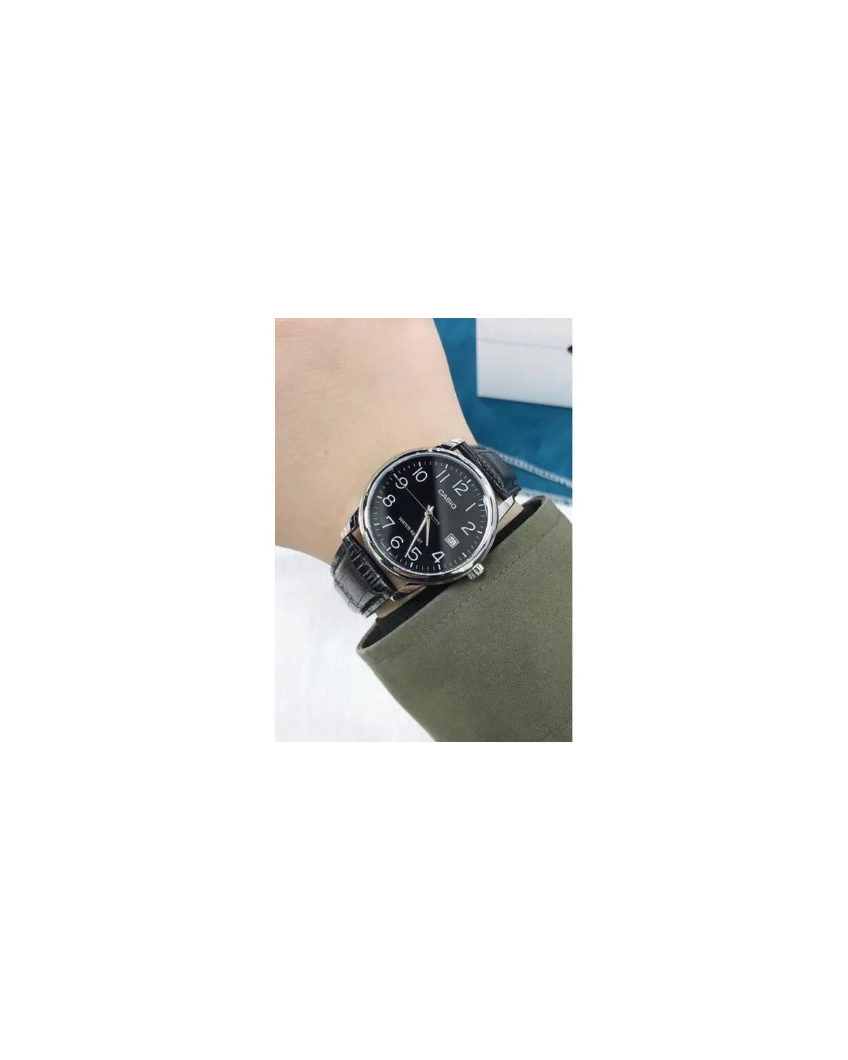 ZEGAREK MĘSKI CASIO MTP-V002L-1BUDF (zd106c) + BOX ZEGAREK MĘSKI CASIO MTP-V002L-1BUDF (zd106c) + BOX