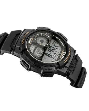 ZEGAREK MĘSKI CASIO AE-1000W-1AV - WORLD TIME + BOX