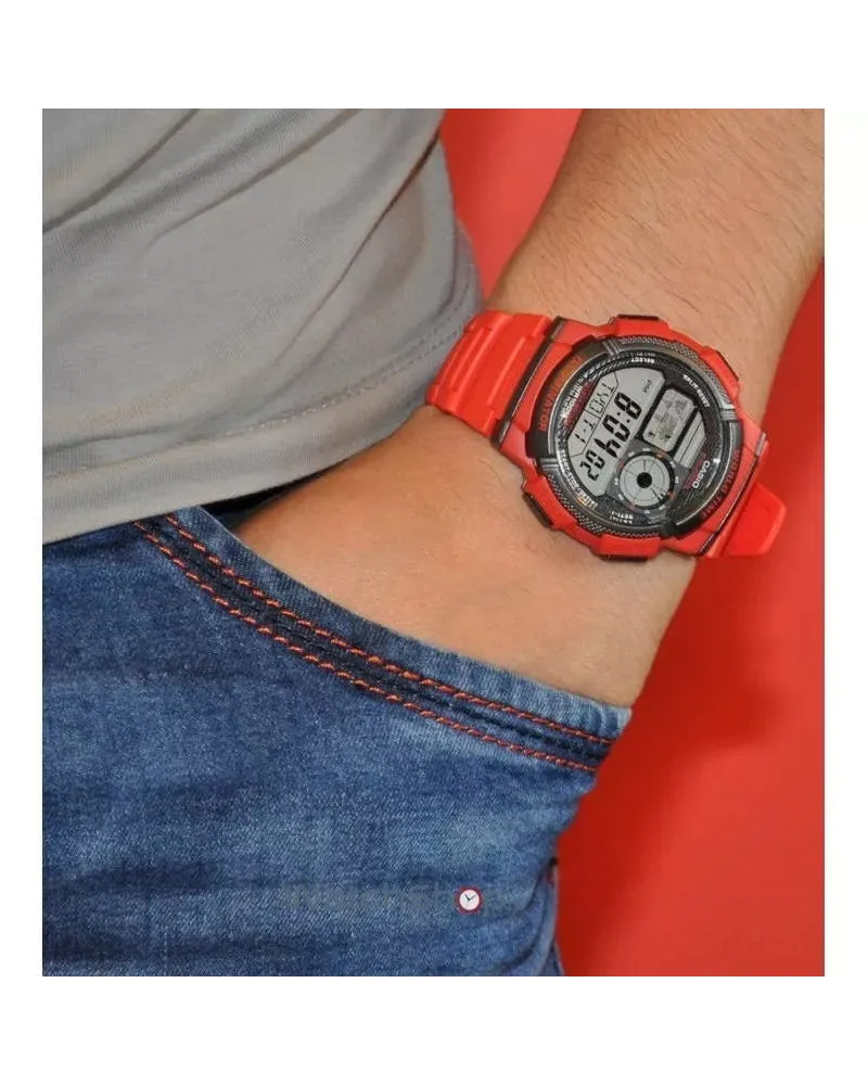 ZEGAREK MĘSKI CASIO AE-1000W 4AV (zd073c) - WORLD TIME + BOX ZEGAREK MĘSKI CASIO AE-1000W 4AV (zd073c) - WORLD TIME + BOX