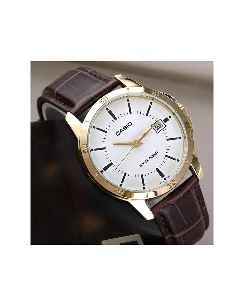 ZEGAREK MĘSKI CASIO MTP-V004GL-7A (zd046b) + BOX ZEGAREK MĘSKI CASIO MTP-V004GL-7A (zd046b) + BOX