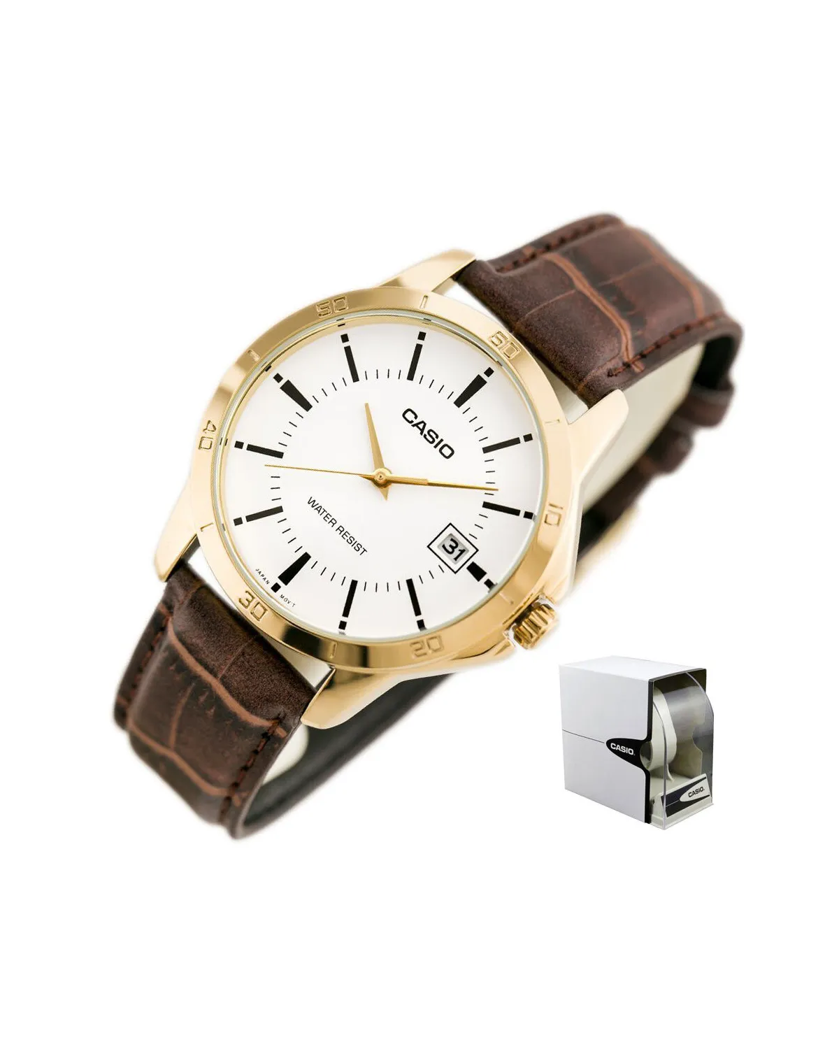 ZEGAREK MĘSKI CASIO MTP-V004GL-7A (zd046b) + BOX ZEGAREK MĘSKI CASIO MTP-V004GL-7A (zd046b) + BOX