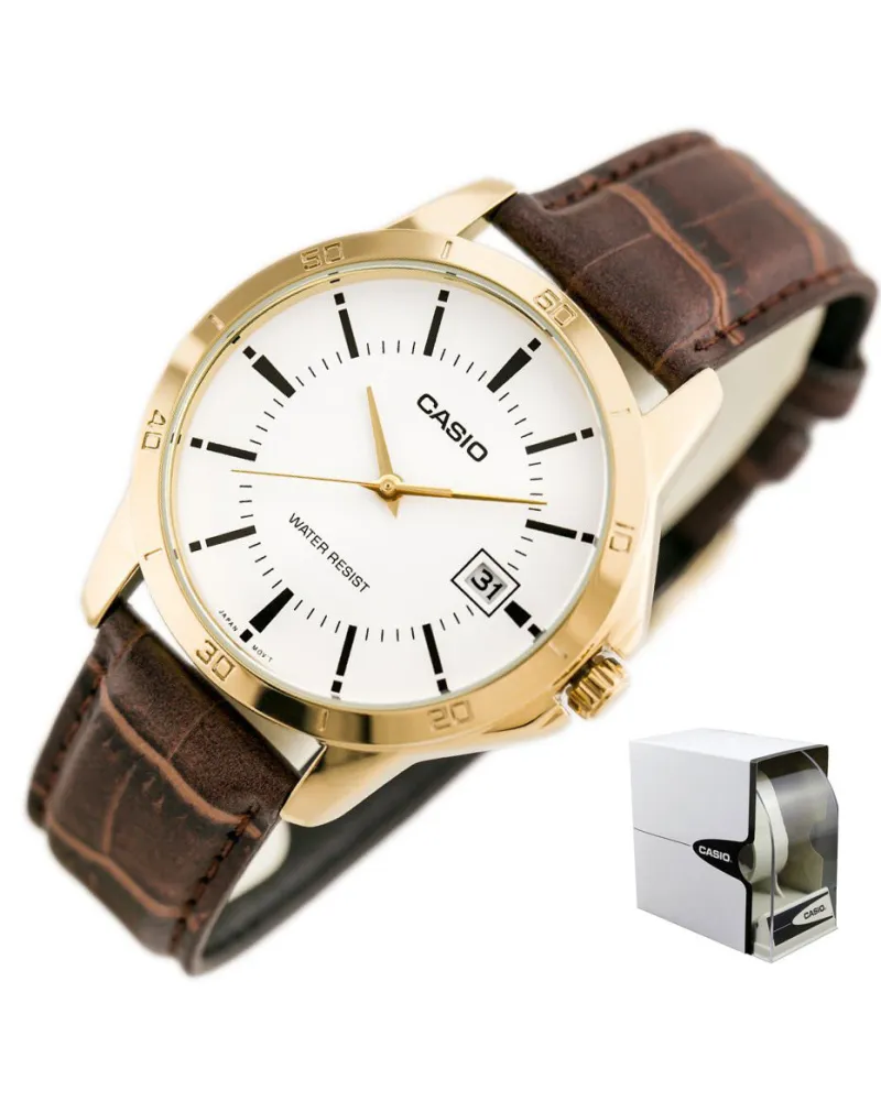 ZEGAREK MĘSKI CASIO MTP-V004GL-7A (zd046b) + BOX ZEGAREK MĘSKI CASIO MTP-V004GL-7A (zd046b) + BOX