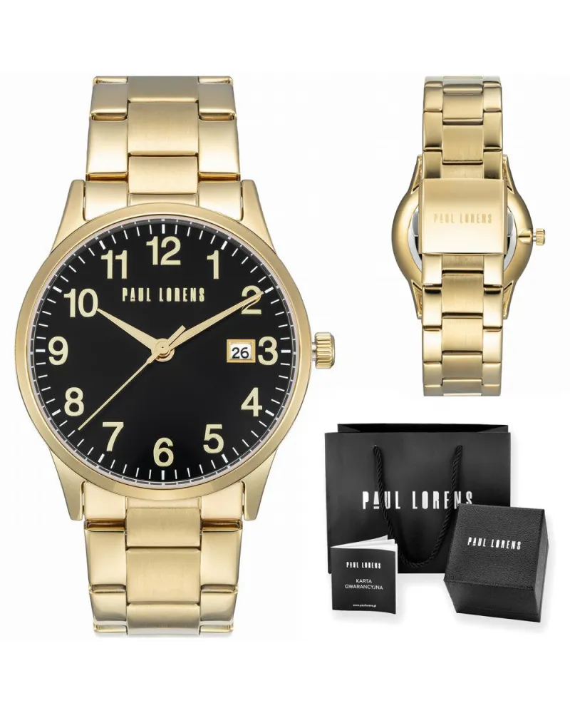 ZEGAREK MĘSKI PAUL LORENS -   PL14573B2-1D1  (zg368c) + BOX
